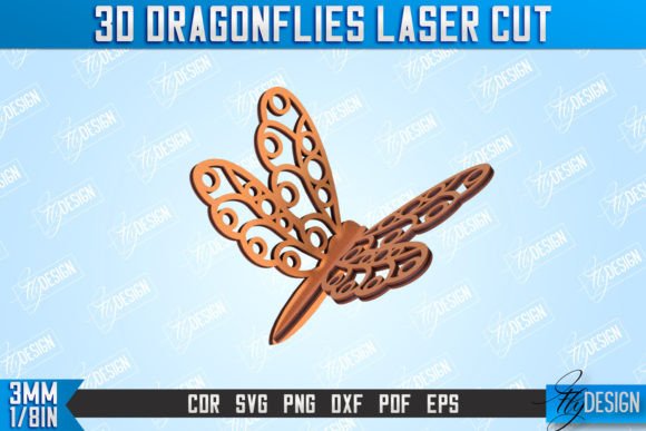 3D Dragonfly Summer CNC Design