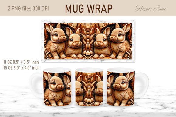 3d Rabbits Wood Design Mug Wrap 11oz 15: A Practical Guide for Sublimation Creators