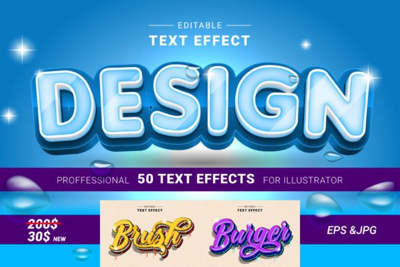 50 Editable 3D Text Effects Design N17: Elevating Your Visual Branding with Instant Depth