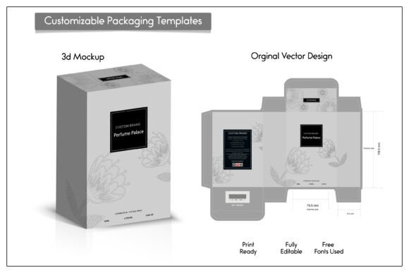 Box Packaging 3D Mockup for Product Design