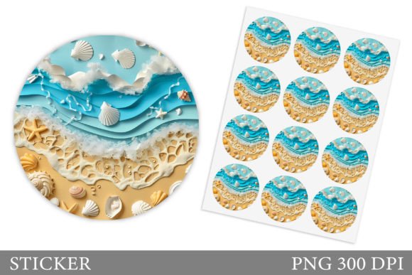 Bringing the Ocean to Life: The Appeal of 3D Sea Sticker Design