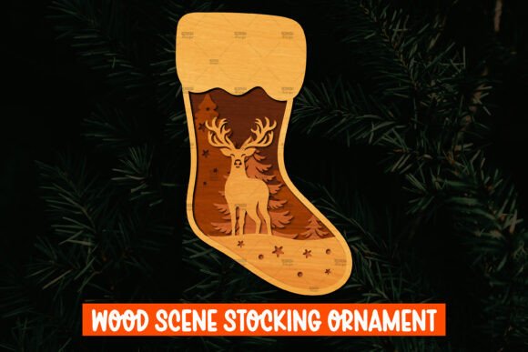 Christmas Stocking 3D Laser Cut Design Guide