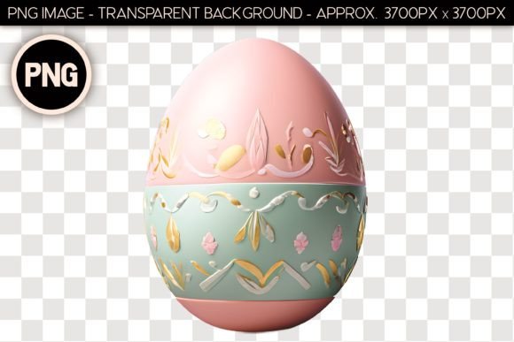 Easter Egg Isolated Object 14: A Versatile Asset for Professional Design and Digital Planning