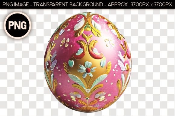 Easter Egg Isolated Object 8: A Versatile Asset for Digital and Print Design