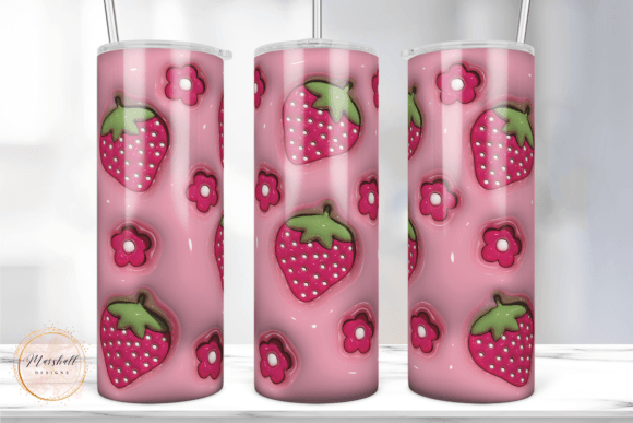 Elevate Designs with 3D Strawberry Wraps
