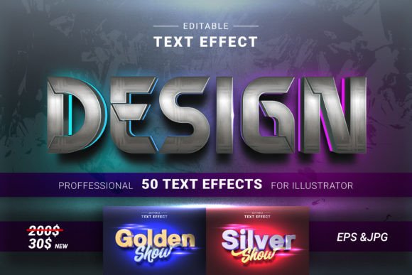 Elevating Digital Branding with 50 Editable 3D Text Effects Design N24