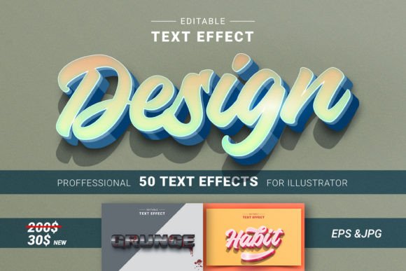 Mastering Editable 3D Text Effects Design
