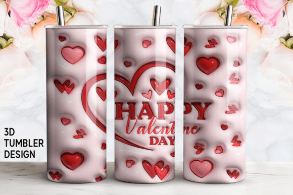 Mastering the Valentine Day 3D Inflated 20oz Tumbler Wrap for Professional Sublimation Results