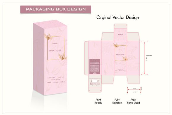 Sophisticated 3D Packaging Box Design