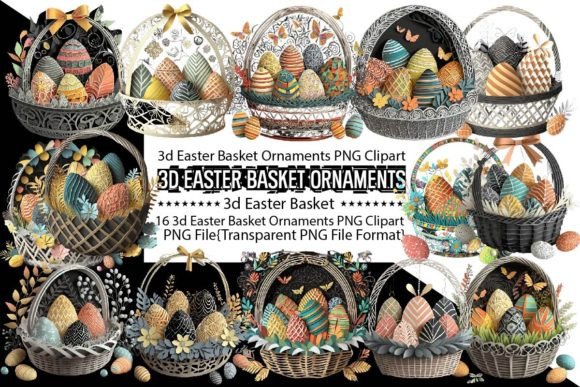 Unlocking Creativity with the 3D Easter Basket Ornaments Bundle